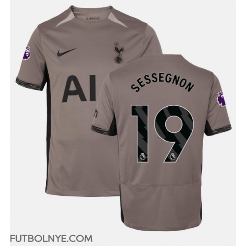 Camiseta Tottenham Hotspur Ryan Sessegnon #19 Tercera Equipación 2023-24 manga corta